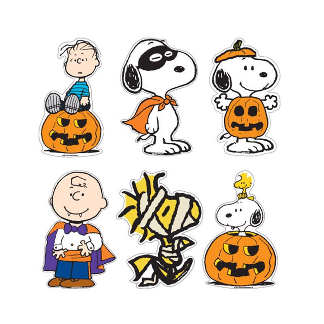 Peanuts Halloween Clings Window Decor, Pack of 24