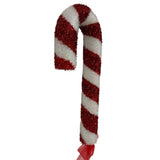Youngcraft Red/White 3D Christmas Candy Cane Stake Table Decor, Pack of 10