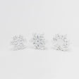 Gerson White Holiday Snowflakes Ornaments, Pack of 6