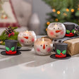 Gerson Multicolored Snowman Wax Christmas Scent Candle, Pack of 12