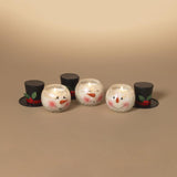 Gerson Multicolored Snowman Wax Christmas Scent Candle, Pack of 12