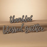 Gerson 11 in. Tabletop Sign Fall Decor, Pack of 6