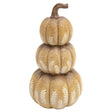 Gerson 11 in. Harvest Stacking Pumpkins Fall Decor, Pack of 4