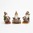 Gerson 5 in. Harvest Gnome on Football Fall Decor, Pack of 6