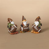 Gerson 5 in. Harvest Gnome on Football Fall Decor, Pack of 6