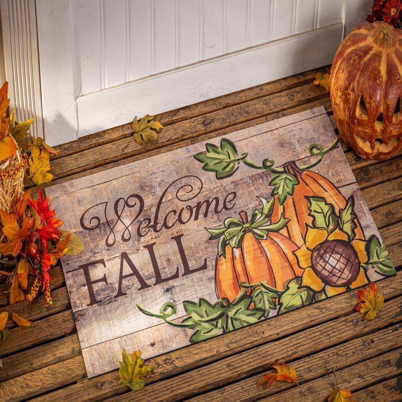 Gerson 30 in. Harvest Doormat Fall Decor, Pack of 12