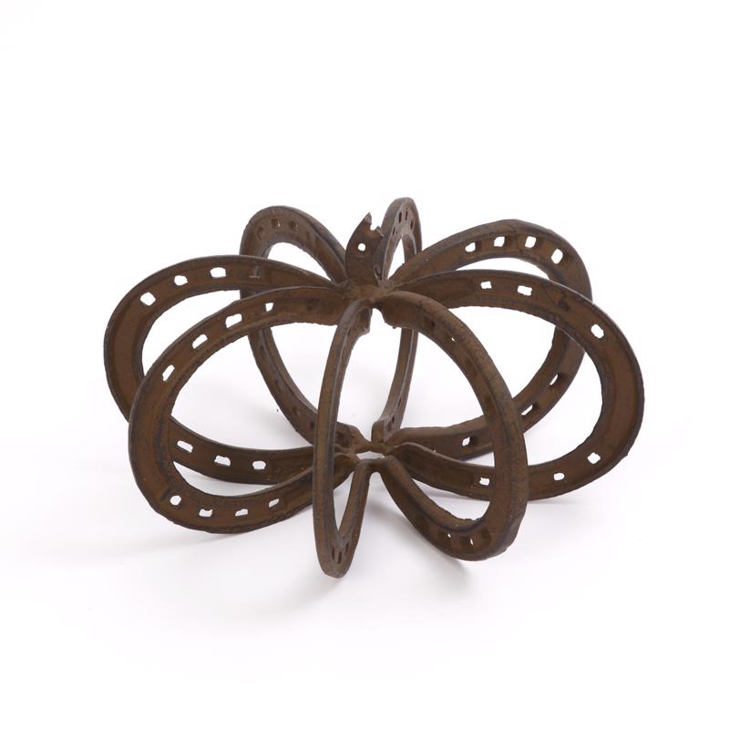 Gerson 10 in. Horseshoe Pumpkin Fall Decor, Pack of 4