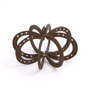 Gerson 10 in. Horseshoe Pumpkin Fall Decor, Pack of 4