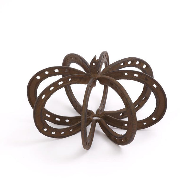 Gerson 10 in. Horseshoe Pumpkin Fall Decor, Pack of 4