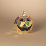 Gerson 10 in. Holographic Halloween Pumpkin Halloween Decor, Pack of 4