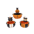 Gerson 7 in. Halloween Candy Bowl Fall Decor, Pack of 12