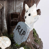 Gerson 12 in. Haunted House Halloween Decor, Pack of 6
