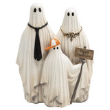 Gerson 12 in. Ghost Family Halloween Decor, Pack of 4
