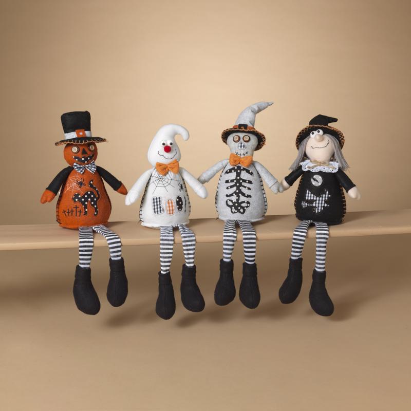 Gerson 18 in. Shelf Sitter Halloween Decor, Pack of 8