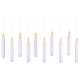 Gerson 7 in. Floating Candle Light String Fall Decor, Pack of 6