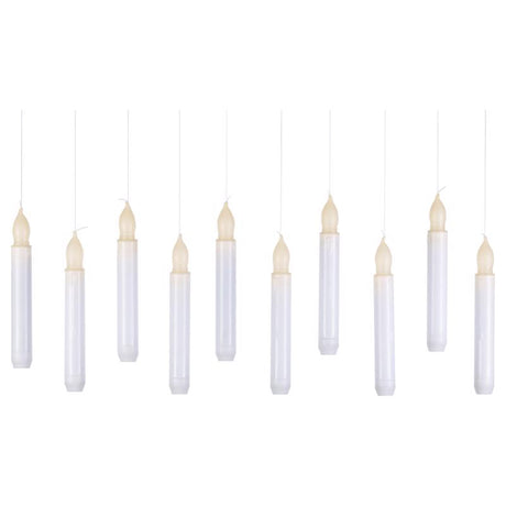 Gerson 7 in. Floating Candle Light String Fall Decor, Pack of 6