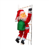 Mr. Christmas LED Climbing Rope Santa 18 in. Yard Decor