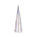 Lumineo LED Iridescent Cone tree Table Decor 3 ft., Pack of 6