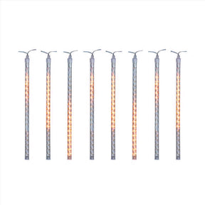 Celebrations Orange 12 in. LED Meteor Lights Halloween Decor