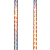 Celebrations Orange 12 in. LED Meteor Lights Halloween Decor