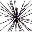 Celebrations Orange/Purple 24 in. LED Prelit Starlight Burst Halloween Decor, Pack of 6