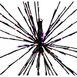 Celebrations Orange/Purple 24 in. LED Prelit Starlight Burst Halloween Decor, Pack of 6