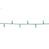 Celebrations Classic LED C6 Green 100 ct String Christmas Lights 24.75 ft.