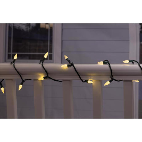 Celebrations Classic LED C6 Warm White 300 ct String Christmas Lights 74.5 ft.