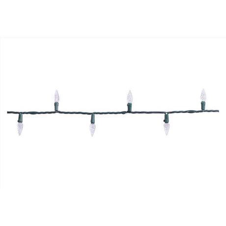 Celebrations Classic LED C6 Pure White 300 ct String Christmas Lights 74.5 ft.