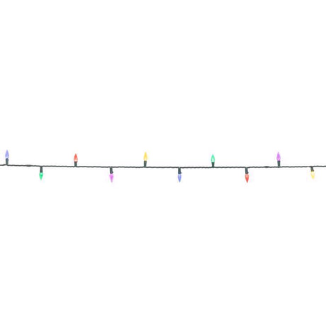 Celebrations Classic LED C6 Multicolored 300 ct String Christmas Lights 74.5 ft.