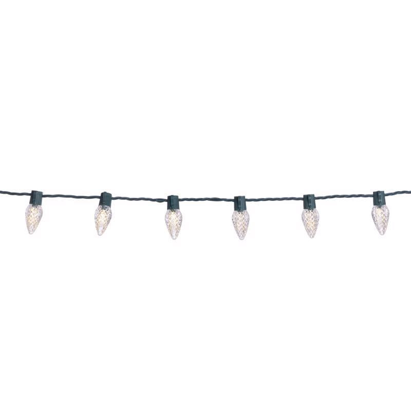 Celebrations Classic LED C9 Warm White 25 ct String Christmas Lights 16 ft.