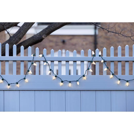 Celebrations Classic LED C9 Warm White 25 ct String Christmas Lights 16 ft.