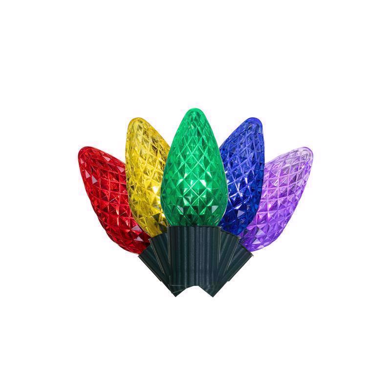 Celebrations Classic LED C9 Multicolored 25 ct String Christmas Lights 16 ft.