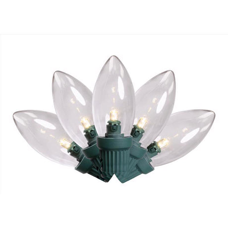 Celebrations Classic LED C9 Warm White 25 ct String Christmas Lights 16 ft.