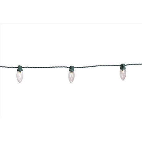 Celebrations Classic LED C9 Warm White 25 ct String Christmas Lights 16 ft.