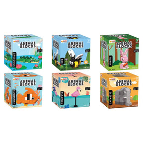 Block Tech Animal Puzzle Blocks Assorted, Pack of 24