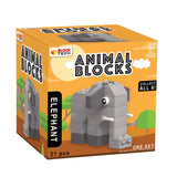 Block Tech Animal Puzzle Blocks Assorted, Pack of 24