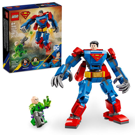 LEGO Super Heroes Superman Mech vs Lex Luthor Building Toy Multi 120 pc