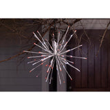 Celebrations LED Red/White 3 in1 Starlight Burst Deluxe 16 in. Hanging Decor