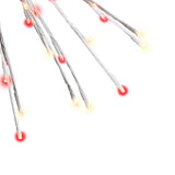 Celebrations LED Red/White Starlight Burst Deluxe 24 in. Hanging Decor