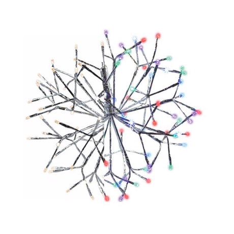 Celebrations LED Multi Shimmering Sphere 16 in. Hanging Decor