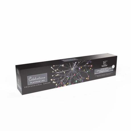 Celebrations LED Multi Shimmering Sphere 16 in. Hanging Decor