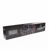 Celebrations LED Red/White Shimmering Sphere 16 in. Hanging Decor