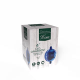 Celebrations LED Blue Snow Fall Ornament 4 in. Hanging Decor