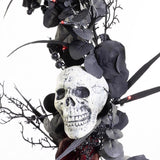 Celebrations Red 50 ct 9 ft. LED Skull Garland Halloween Decor