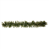 Celebrations 6 ft. L LED Prelit Warm White Cascading Lights Garland