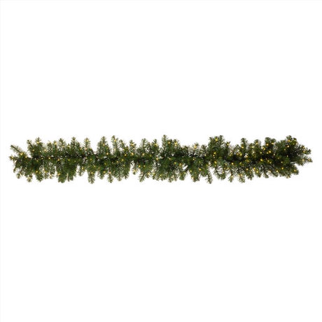 Celebrations 6 ft. L LED Prelit Warm White Cascading Lights Garland