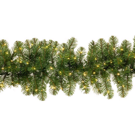 Celebrations 6 ft. L LED Prelit Warm White Cascading Lights Garland