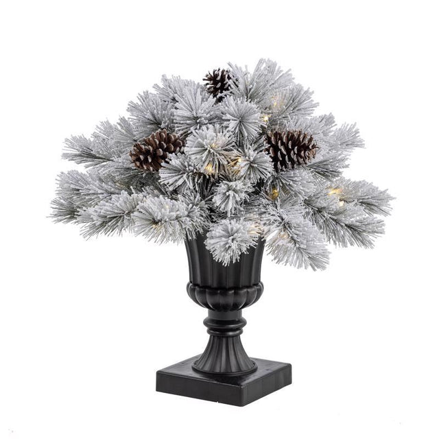 Celebrations 2 ft. Full LED 35 ct Snowy Color Changing Porch Bush