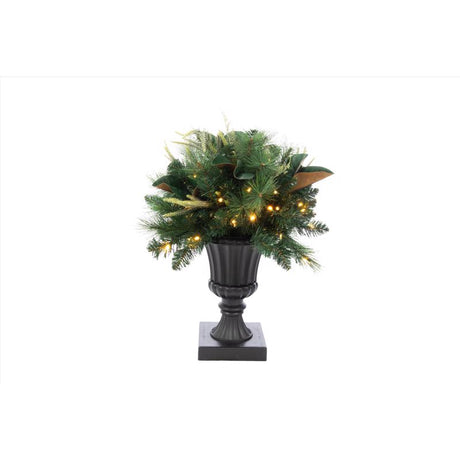 Celebrations 2 ft. Full LED 35 ct Decorative Color Changing Porch Bush